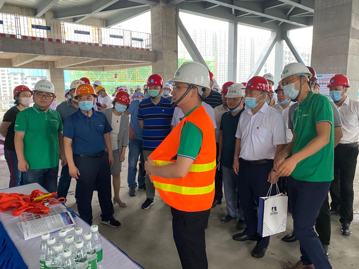 开云(中国)kaiyun·官方网站-科技股份有限公司科技智慧工地智能安全帽检测产品助力合肥市经开区6.16全国建筑安全日观摩活动